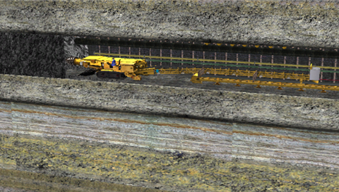 采掘三维立体仿真教学系统